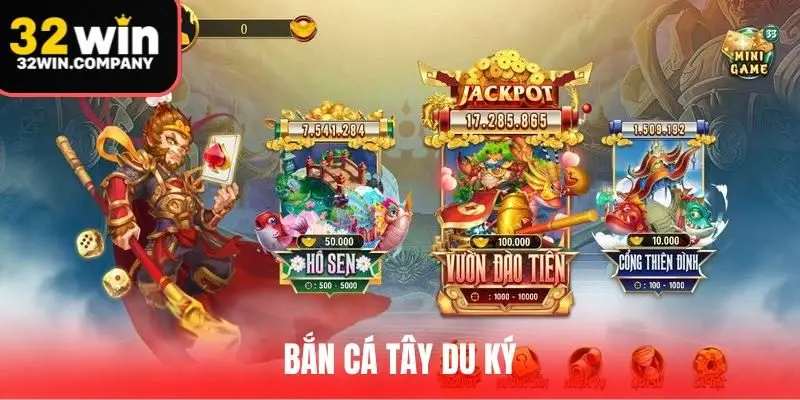 Bắn Cá Tây Du Ký: Thử Sức Với 3 Sảnh Bắn Chất Lượng