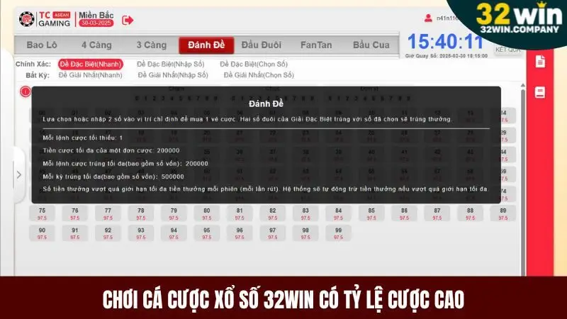Chơi cá cược lô tô online tỷ lệ cao minh bạch rõ ràng